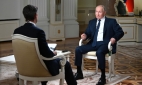 Президент России В.В. Путин во время интервью журналисту телекомпании NBC Киру Симмонсу 11 июня 2021 г. (05)