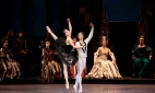 В партии Принца Зигфрида в балете Лебединое озеро. Одилия - Юлия Степанова