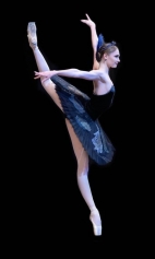 В партиии Одиллии в балете Лебединое озеро