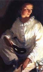 Автопортрет в костюме Пьеро. 1911г.