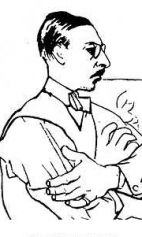Портрет композитора Игоря Фёдоровича Стравинского. 1920-е гг.