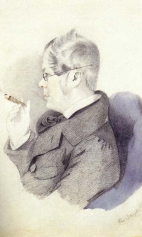 Портрет князя Петра Андреевича Вяземского. 1844г.