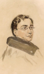 Портрет поэта Александра Сергеевича Грибоедова, 1820-ее гг.