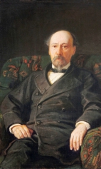 Портрет поэта Николая Алексеевича Некрасова. 1872г.