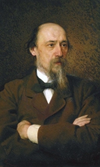 Портрет поэта Николая Алексеевича Некрасова. 1877г.