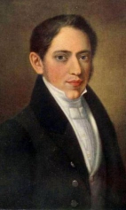 Портрет поэта Николая Платоновича Огарёва. 1850-ее гг.