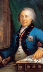 Портрет поэта Гаврилы Романовича Державина. 1795г.