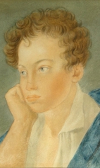 Портрет поэта Александра Сергеевича Пушкина. 1815г.