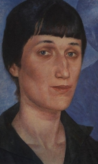 Портрет поэтессы Анны Андреевны Ахматовой, 1922г.