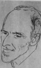 Портрет поэта Осипа Эмильевича Мандельштама. 1932г.