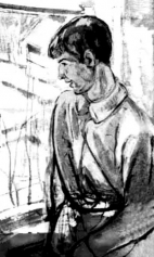 Портрет поэта Сергея Александровича Есенина, 1915 г.