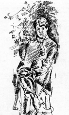 Портрет поэта Сергея Александровича Есенина, 1922 г.