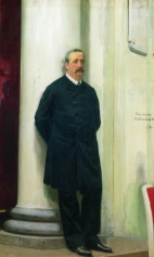 Портрет композитора и ученого-химика Александра Порфирьевича Бородина. 1888г.