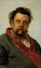 Портрет композитора Модеста Петровича Мусоргского. 1881г.