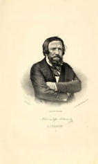 Фотопортрет художника Александра Андреевича Иванова. 1850-е гг.