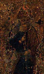 Богоматерь Знамение (1150-1169) (фрагмент). Правый апостол (?)