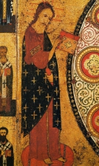 Никола Липенский (1294) (фрагмент). Иисус Христос