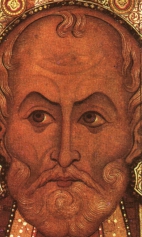 Никола Липенский (1294) (фрагмент). Лицо Николы Липенского