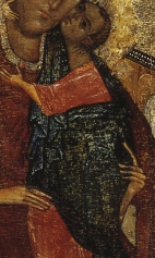 Богоматерь Толгская (1275-1299) (фрагмент). Младенец