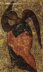 Богоматерь Толгская (1275-1299) (фрагмент). Правый архангел