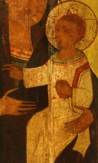 Богоматерь Одигитрия (1299) (фрагмент). Младенец