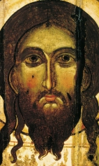 Спас Нерукотворный (1299-1300) (фрагмент). Голова Спаса