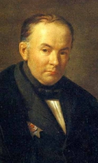 Портрет поэта Василия Андреевича Жуковского. 1841г. (А.П. Елагина, с оригинала Ф.Т. Гильдебрандта, 1840)