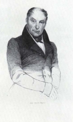 Портрет поэта Василия Андреевича Жуковского. 1839г.