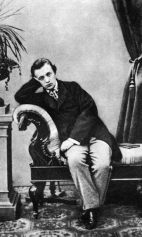Фотопортрет поэта Алексея Николаевича Апухтина. 1860г.