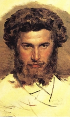 Портрет художника Архипа Ивановича Куинджи. 1869г.