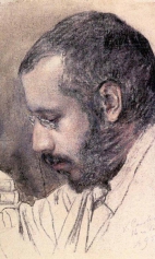 Фотопортрет художника Александра Николаевича Бенуа. 1895г.