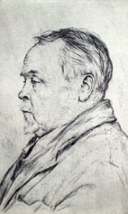 Портрет художника Аркадия Александровича Рылова. 1930-е гг.