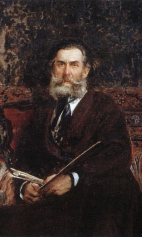 Портрет художника Алексея Петровича Боголюбова. 1876г.