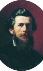 Портрет художника Алексея Петровича Боголюбова. 1856г.