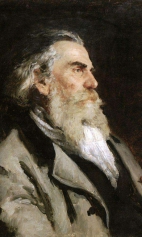 Портрет художника Алексея Петровича Боголюбова. 1882г.