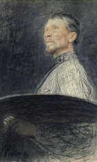 Портрет художника Абрама Ефимовича Архипова. 1889г.