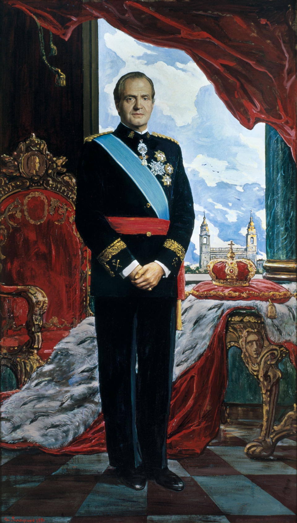 Глазунов портрет короля Испании