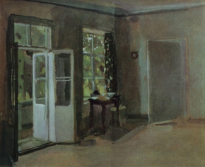 Сомов Константин Андреевич (1869-1939) , Интерьер , 1890 год  , холст, масло