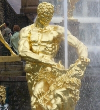 Самсон, фонтан Петергофа (Санкт-Петербург)