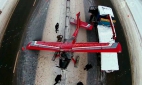 На Ярославском шоссе аварийно приземлился легкомоторный самолет