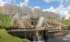 Большой дворец и Большой каскад в Петергофе